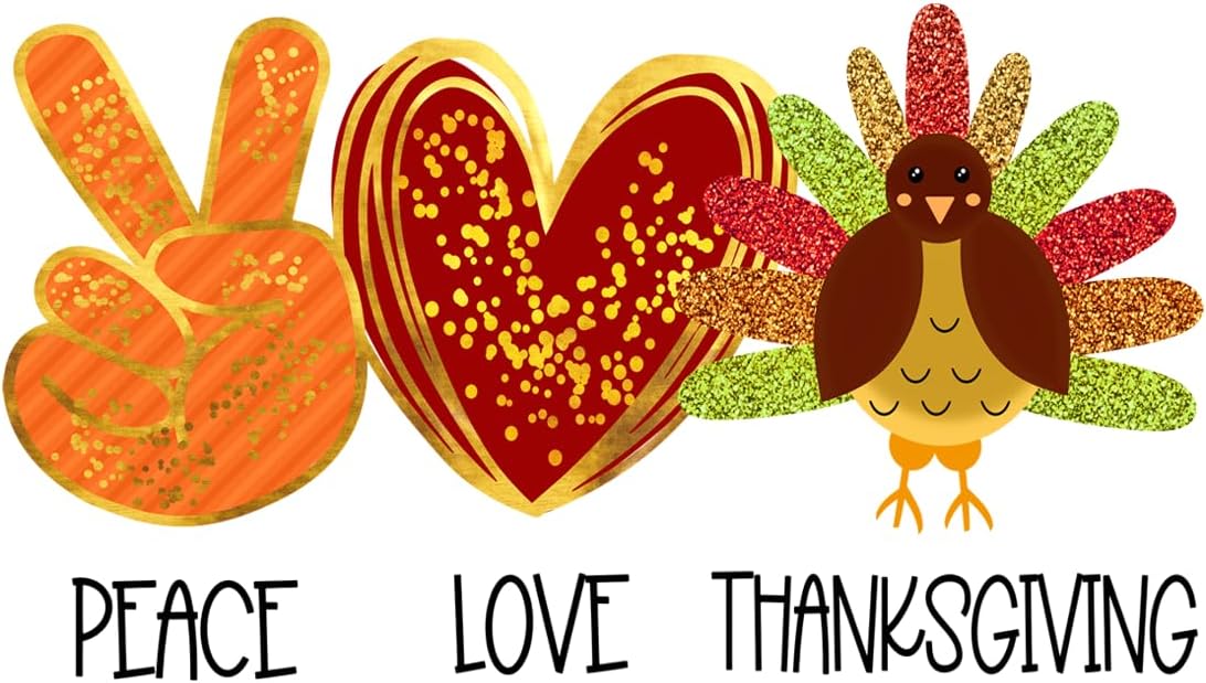 Inspirational Quote Place Love Thanksgiving Motivational Sticker Vinyl Decal Motivation Stickers- 5" Vinyl Sticker Waterproof