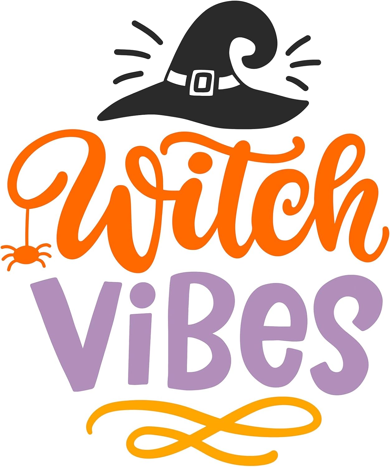 Inspirational Quote Witch Vibes Motivational Sticker Vinyl Decal Motivation Stickers- 5" Vinyl Sticker Waterproof