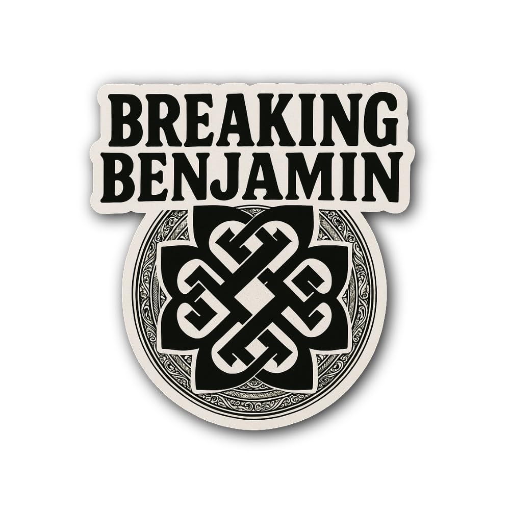 2 (Pieces) 3" and 5" ST0NE Temple Sticker, Waterproof Vinyl Decals for Many Purpose Like Cars, Truck
