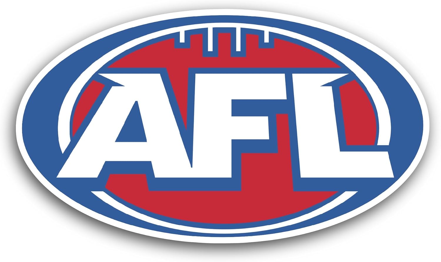 2 (Pieces) 3" and 5" Australian F00tball League Sticker, Waterproof Vinyl Decals for Many Purpose Like Cars, Trucks, Laptops, Phones, Windows and More