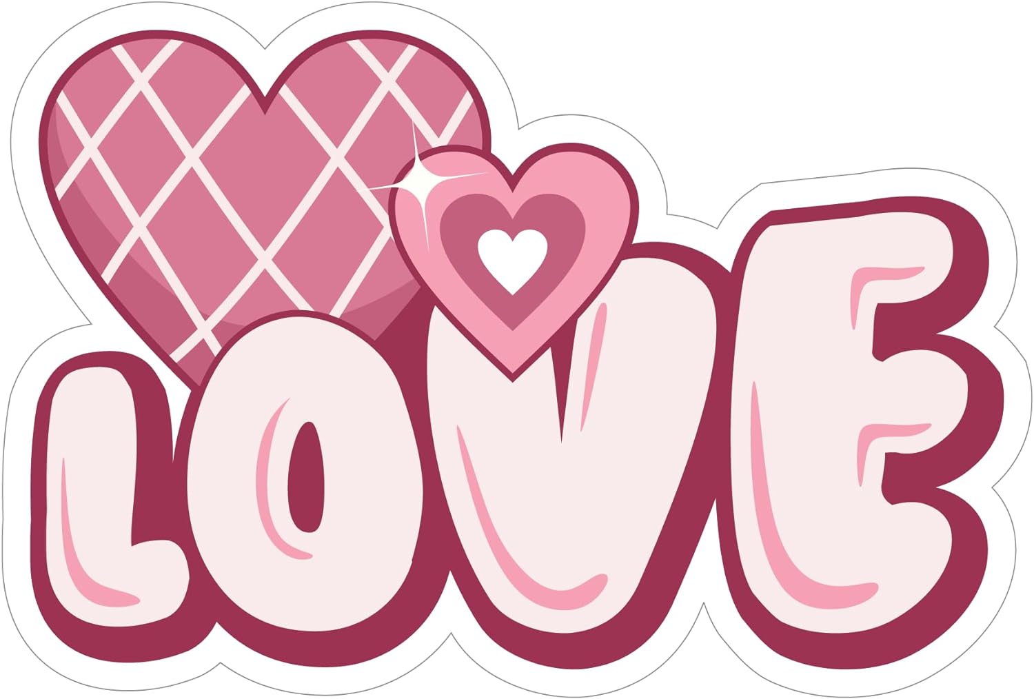 Inspirational Quote Love Sticker Motivational Sticker Vinyl Decal Motivation Stickers- 5" Vinyl Sticker Waterproof