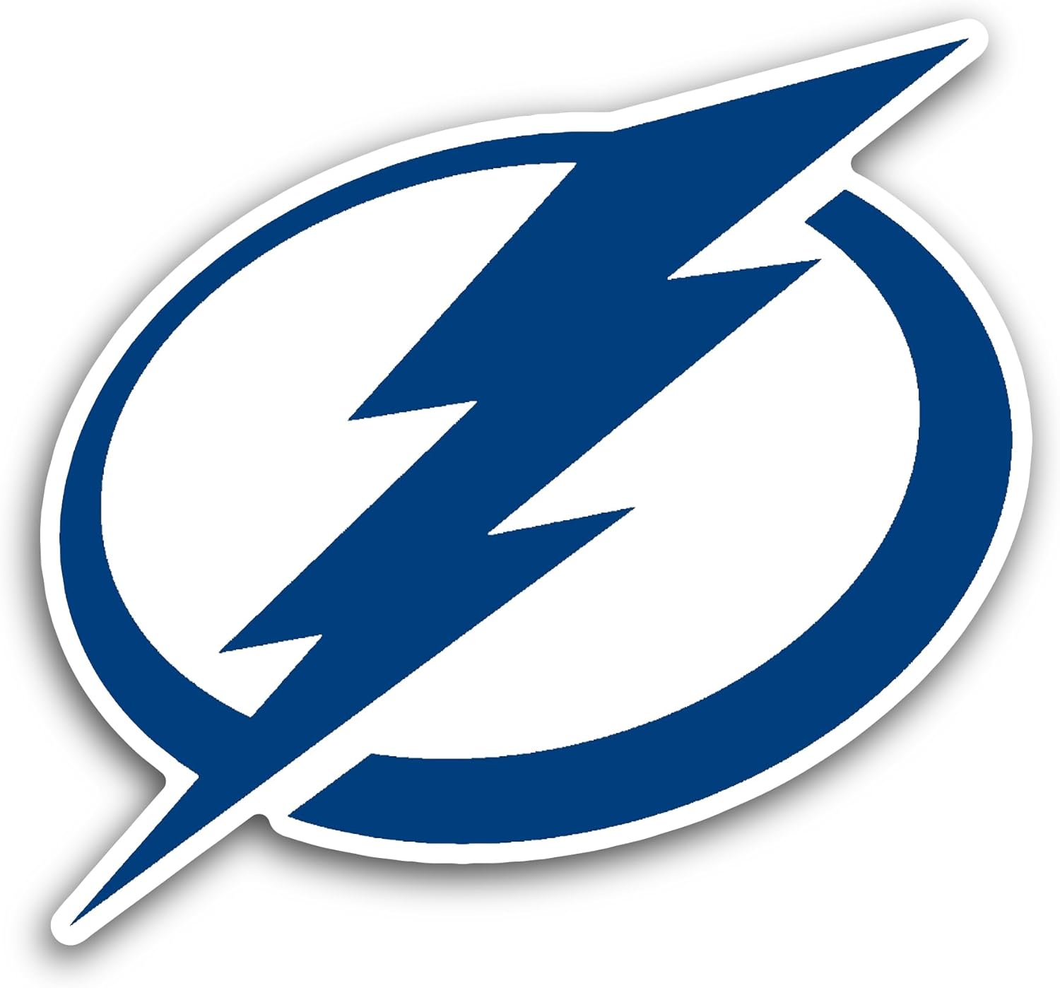 2 (Pieces) 3" and 5" Tampa Bay Lightn1ng Sticker, Waterproof Vinyl Decals for Many Purpose Like Cars, Trucks, Laptops, Phones, Windows and More