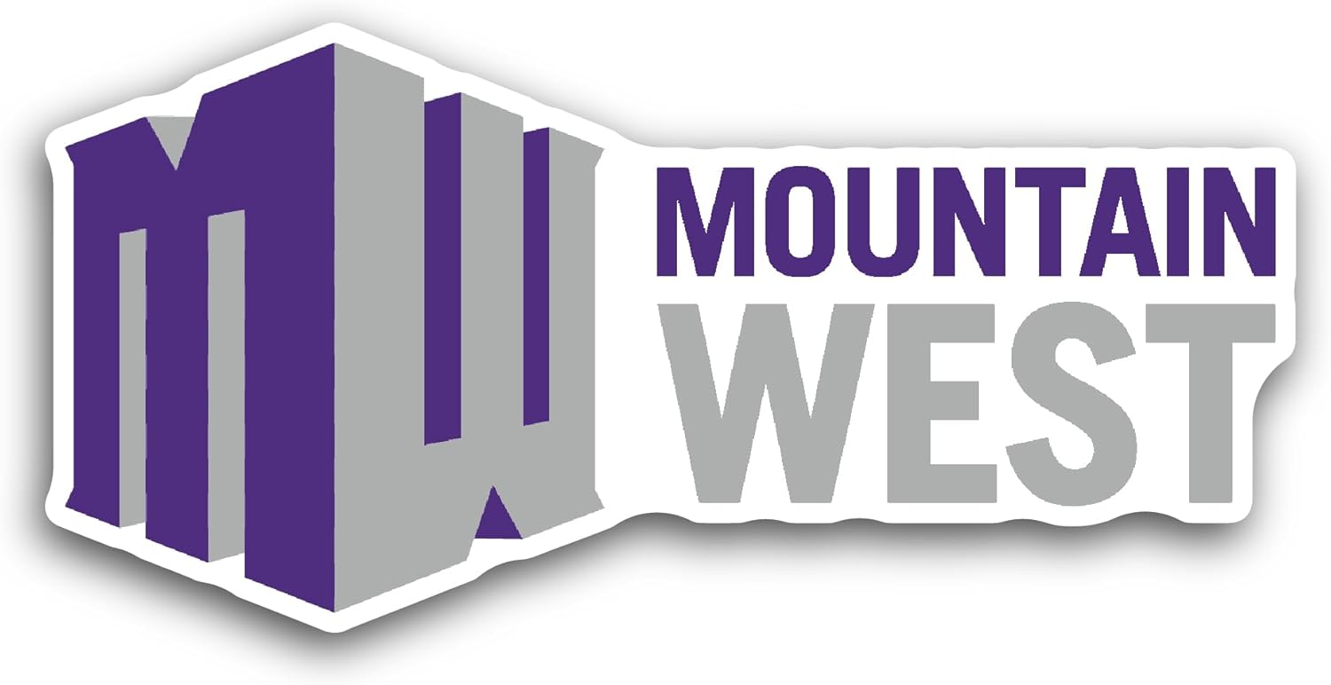 2 (Pieces) 3" and 5" M0untain West Sticker, Waterproof Vinyl Decals for Many Purpose Like Cars, Trucks, Laptops, Phones, Windows and More
