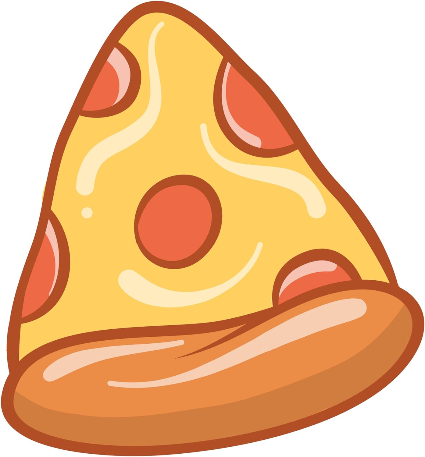 Inspirational Quote Pizza Slice Motivational Sticker Vinyl Decal Motivation Stickers- 5" Vinyl Sticker Waterproof