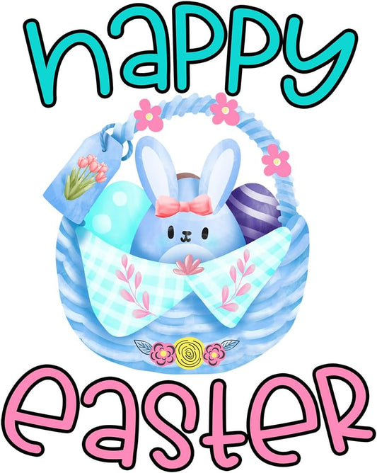 Inspirational Quote "Happy Easter" Motivational Sticker Vinyl Decal Motivation Stickers- 5" Vinyl Sticker Waterproof