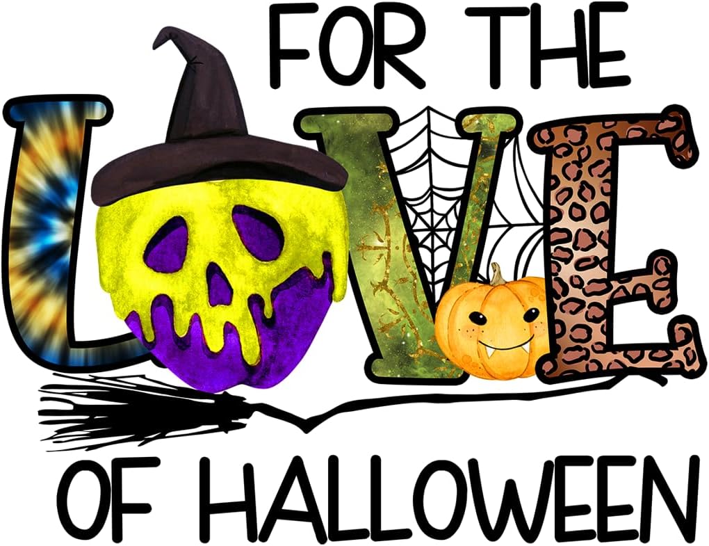Inspirational Quote for The Love of Halloween Motivational Sticker Vinyl Decal Motivation Stickers- 5" Vinyl Sticker Waterproof