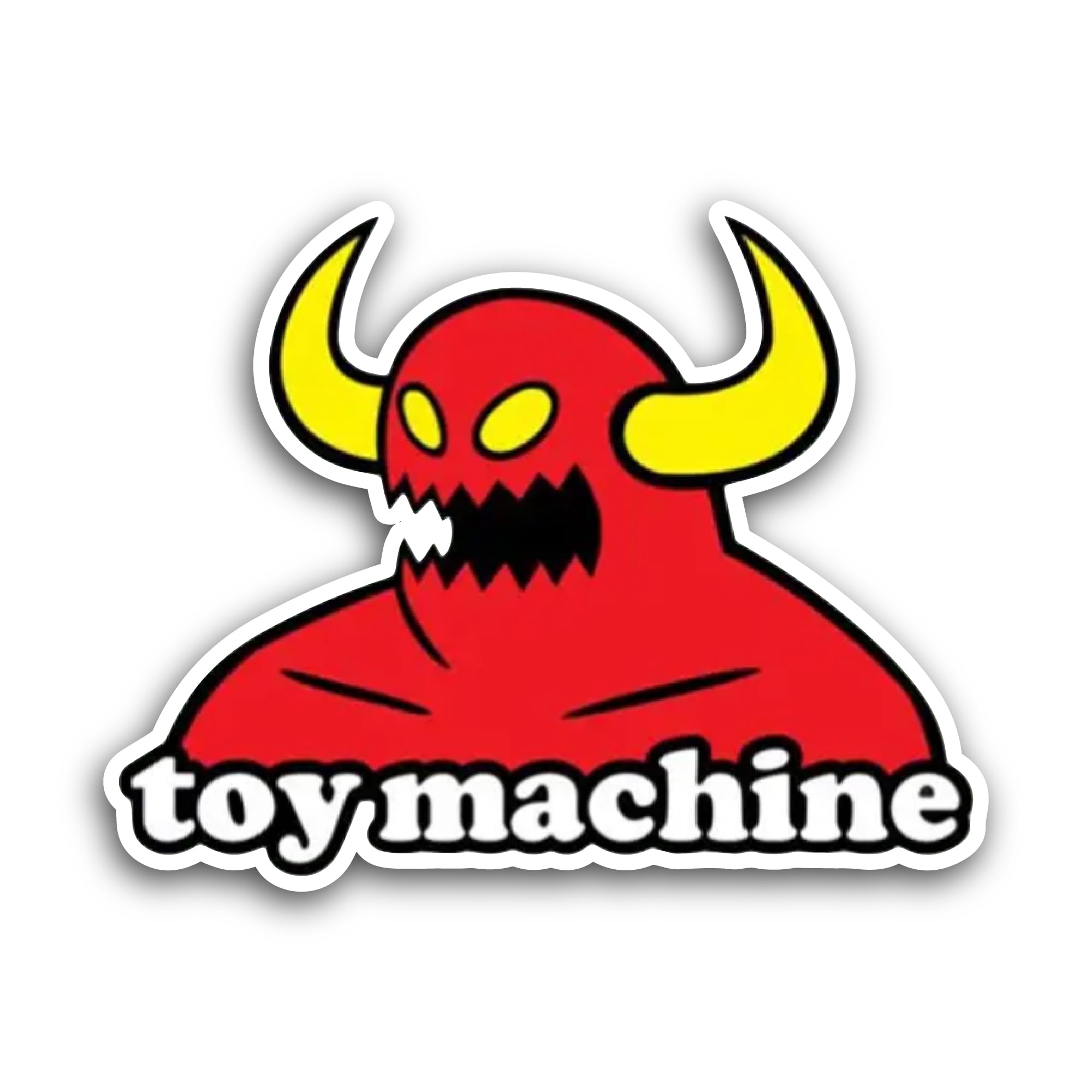 2 (Pieces) 3" and 5" Square-Shaped Cracker Sticker, Waterproof Vinyl Decals for Many Purpose Like Ca