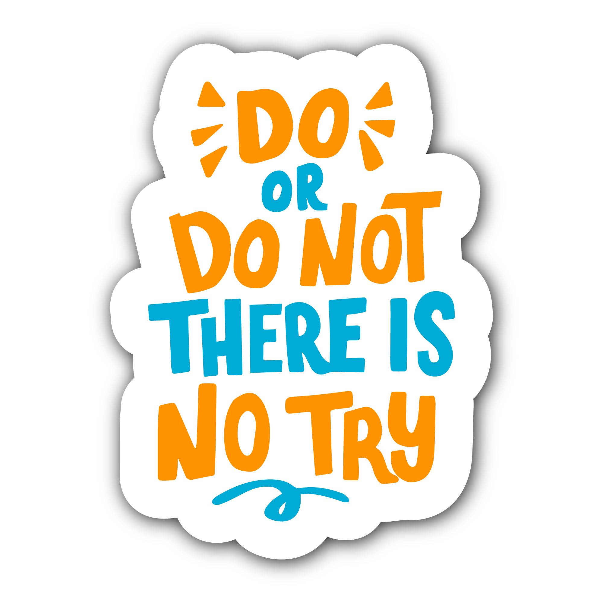 2 (Pieces) 3" and 5" Colorful Cup Cake Sticker, Waterproof Vinyl Decals for Many Purpose Like Cars, 