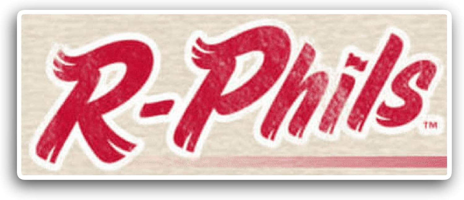2 (Pieces) 3" and 5" Read1ng Ph1ls Logo Decal Sticker, Waterproof Vinyl Decals for Many Purpose Like Cars, Trucks, Laptops, Phones, Windows and More
