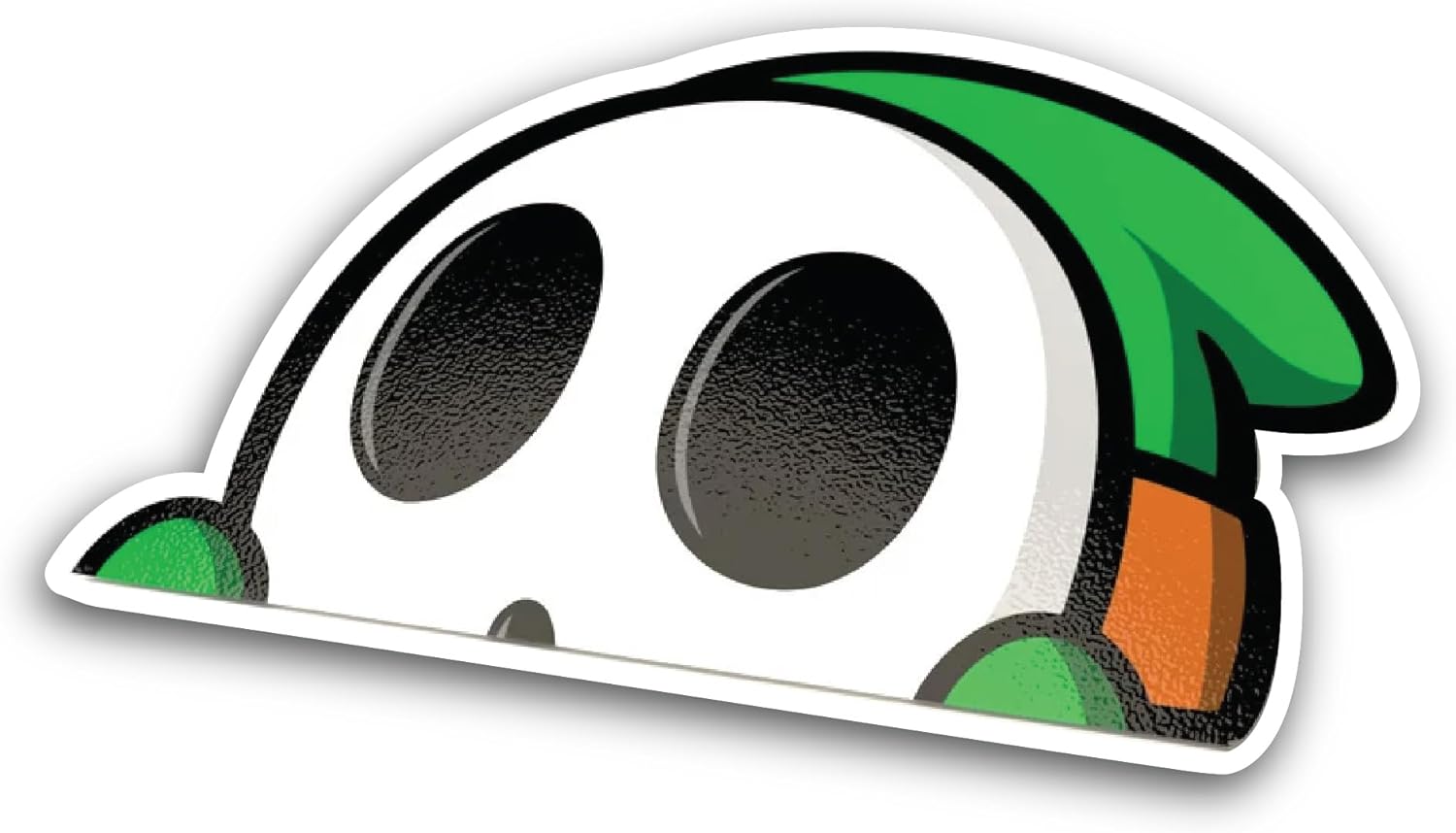 2 (Pieces) 3" and 5" Peeking Eyes Sticker, Waterproof Vinyl Decals for Many Purpose Like Cars, Trucks, Laptops, Phones, Windows and More