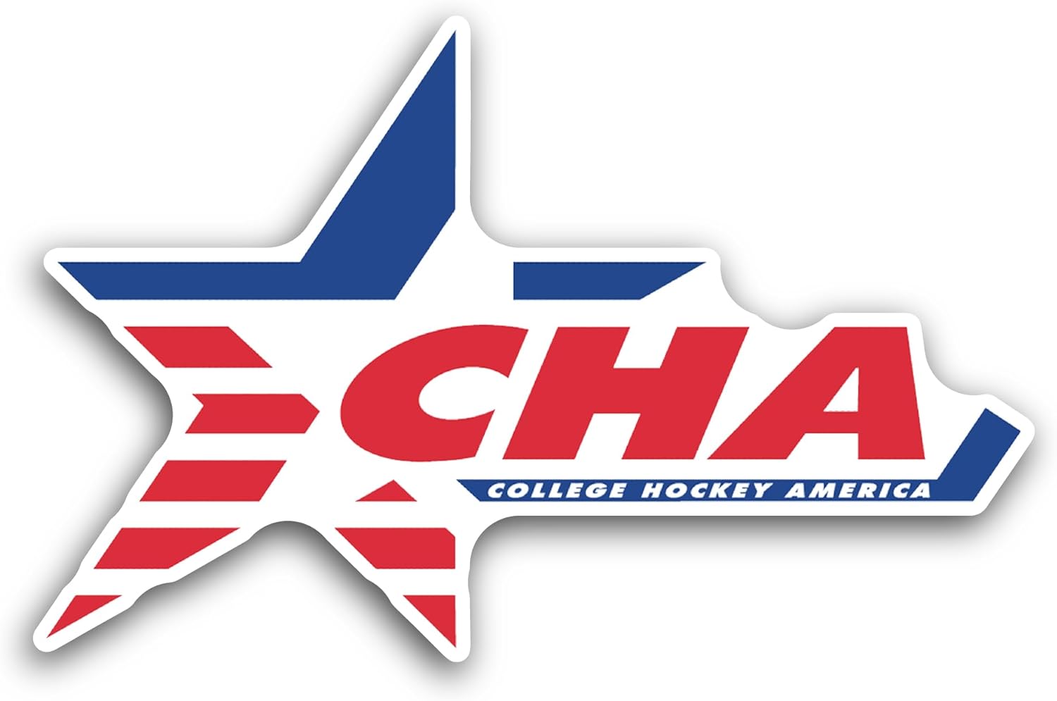 2 (Pieces) 3" and 5" College H0ckey America Sticker, Waterproof Vinyl Decals for Many Purpose Like Cars, Trucks, Laptops, Phones, Windows and More