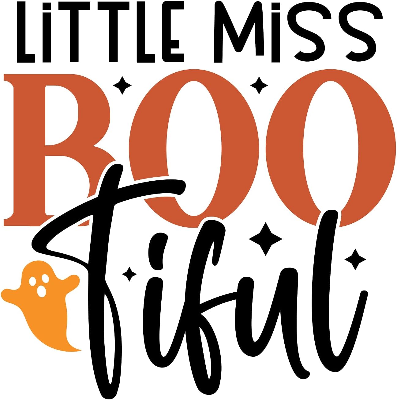 Inspirational Quote Little Miss Boo Tiful Motivational Sticker Vinyl Decal Motivation Stickers- 5" Vinyl Sticker Waterproof