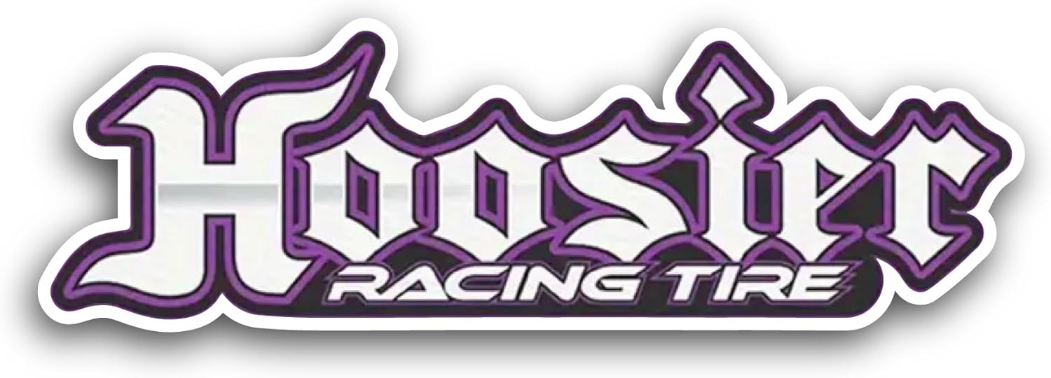 2 (Pieces) 3" and 5" H00sier Sticker, Waterproof Vinyl Decals for Many Purpose Like Cars, Trucks, Laptops, Phones, Windows and More