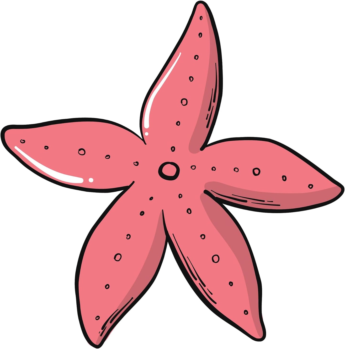 Inspirational Quote "Pink Starfish" Motivational Sticker Vinyl Decal Motivation Stickers- 5" Vinyl Sticker Waterproof