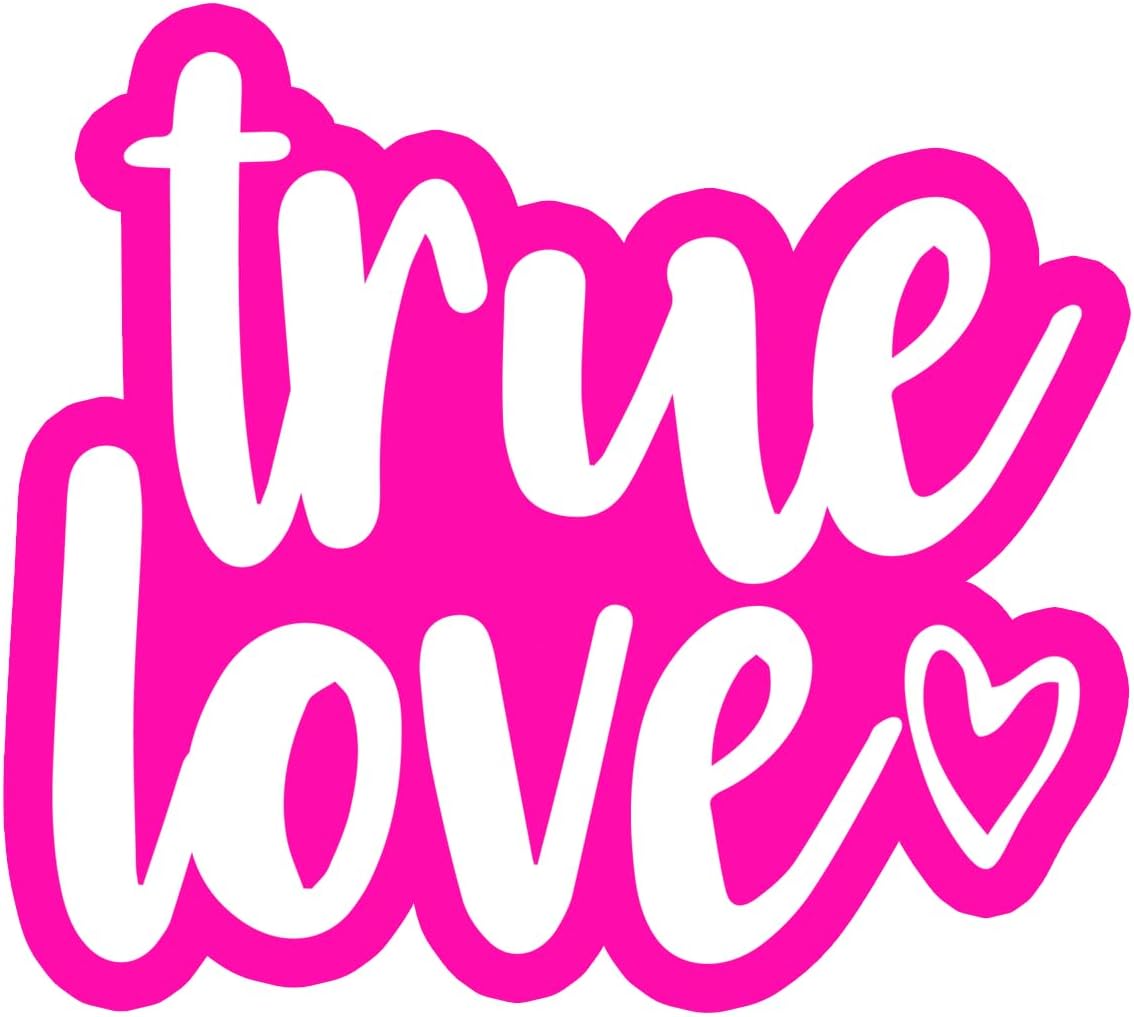 Inspirational Quote True Love Motivational Sticker Vinyl Decal Motivation Stickers- 5" Vinyl Sticker Waterproof