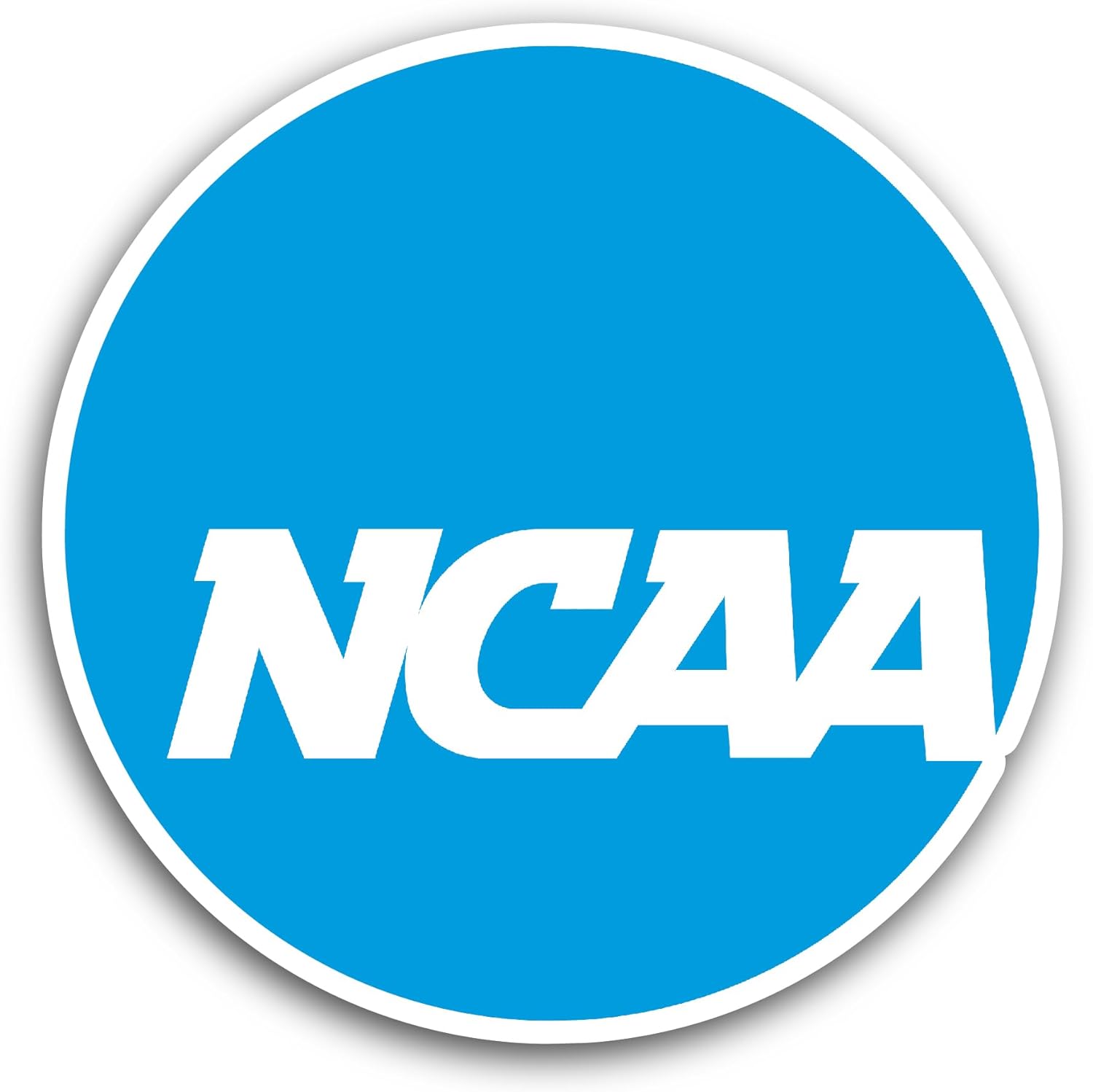 2 (Pieces) 3" and 5" NCAA Sticker, Waterproof Vinyl Decals for Many Purpose Like Cars, Trucks, Laptops, Phones, Windows and More
