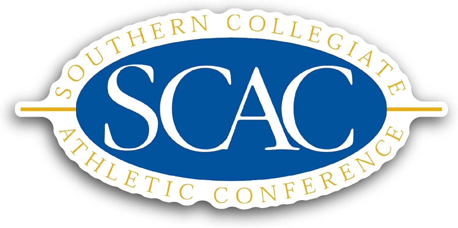 2 (Pieces) 3" and 5" Southern C0llegiate Athletic Conference Sticker, Waterproof Vinyl Decals for Many Purpose Like Cars, Trucks, Laptops, Phones, Windows and More