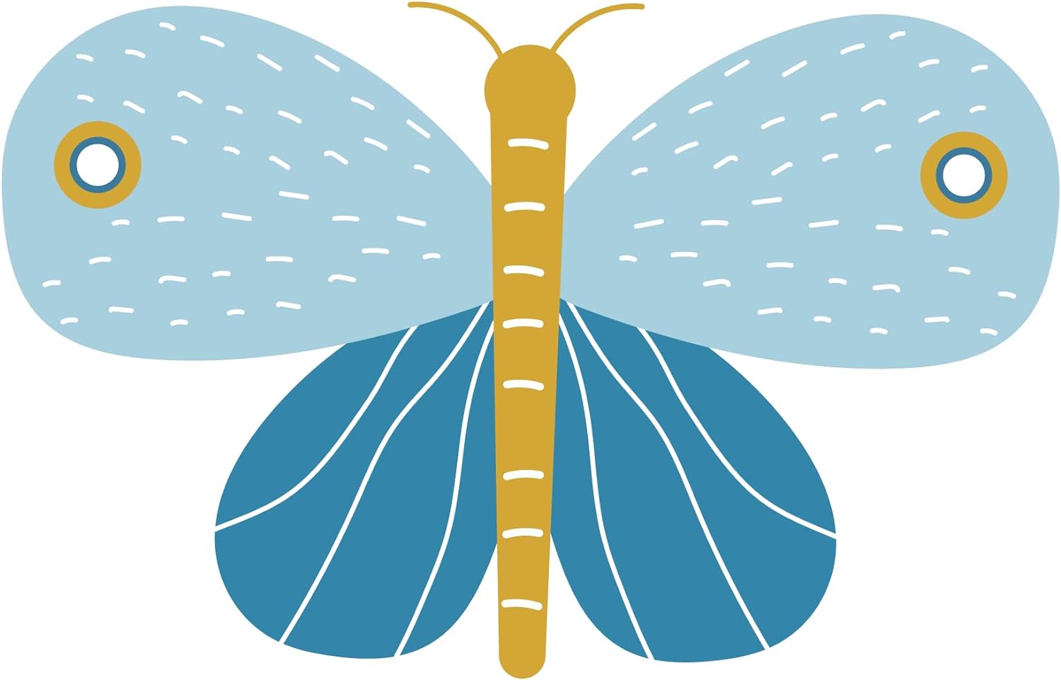 Inspirational Quote Childish Boho Vintage Butterfly Motivational Sticker Vinyl Decal Motivation Stickers- 5" Vinyl Sticker Waterproof