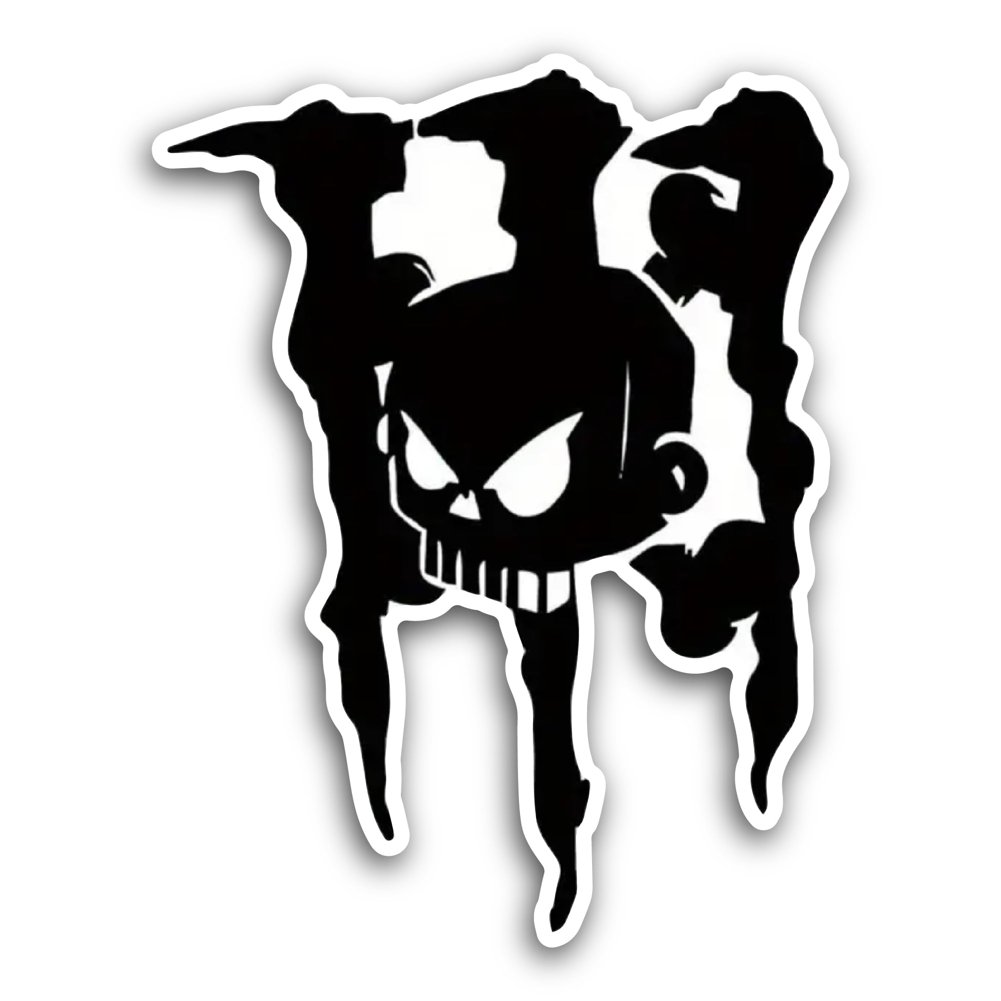 2 (Pieces) 3" and 5" Sweet Cookie Stick icon Sticker, Waterproof Vinyl Decals for Many Purpose Like 