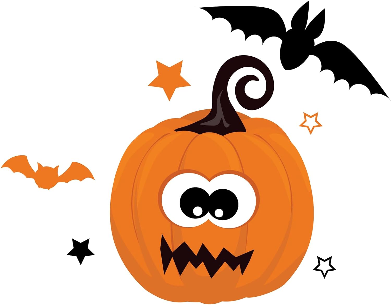 Inspirational Quote Pumpkin with Bat Halloween Sticker Motivational Sticker Vinyl Decal Motivation Stickers- 5" Vinyl Sticker Waterproof