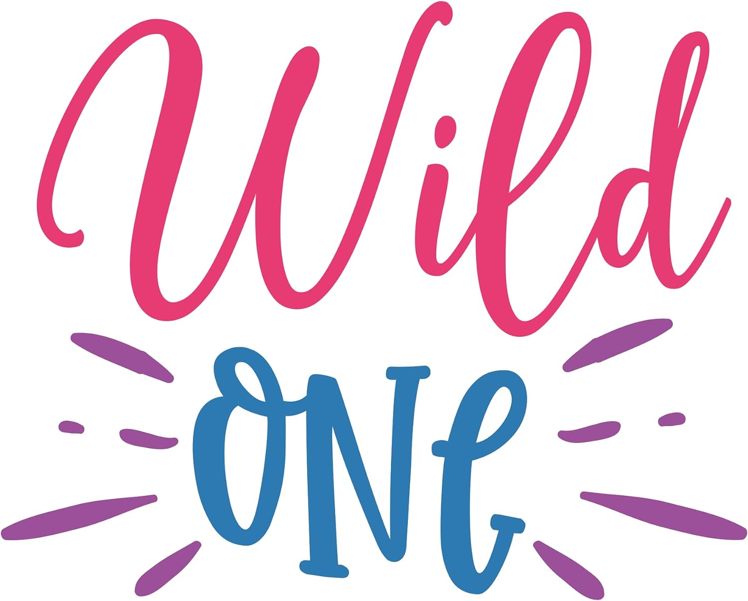 Inspirational Quote "Wild One" Motivational Sticker Vinyl Decal Motivation Stickers- 5" Vinyl Sticker Waterproof