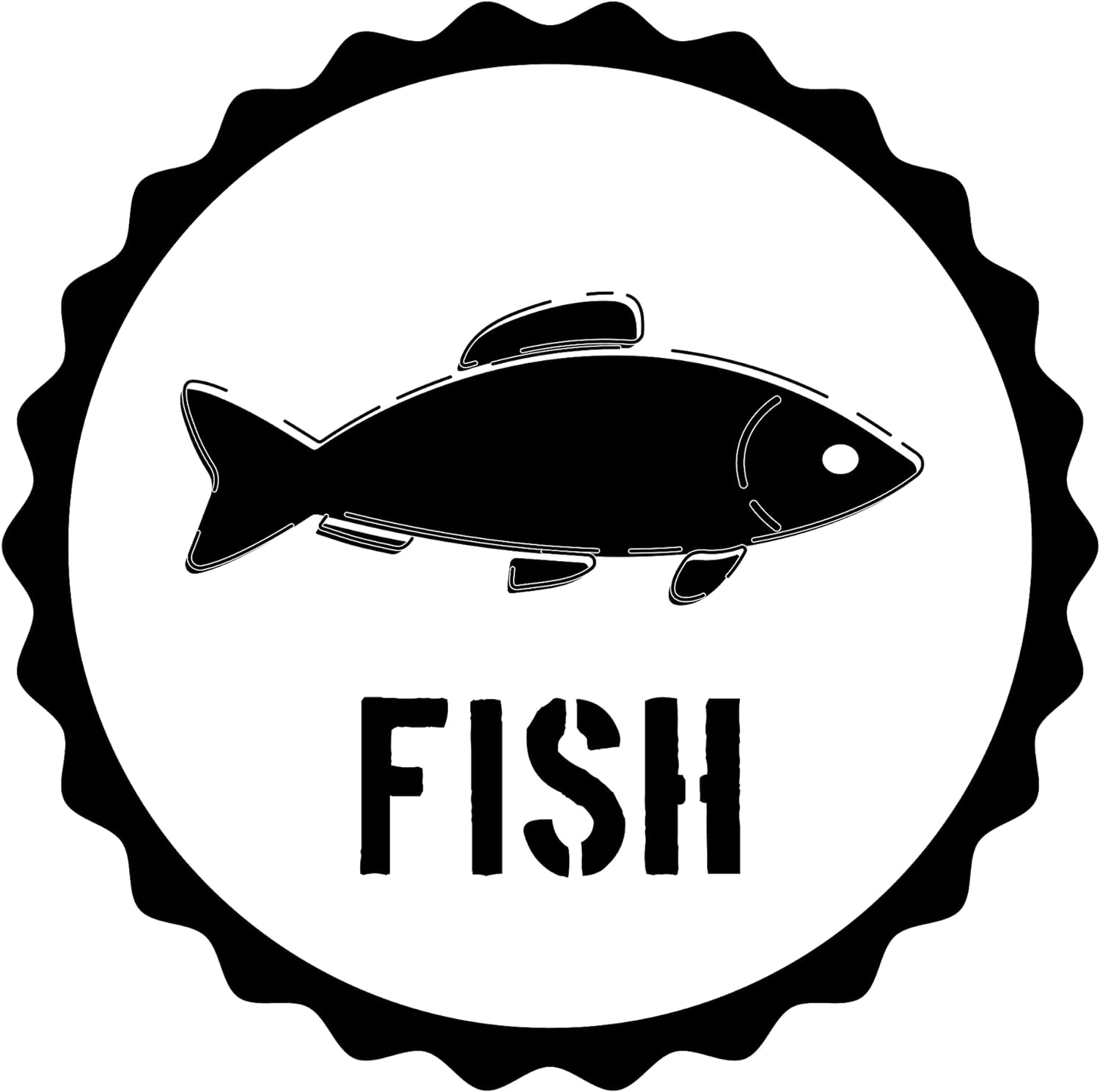 Inspirational Quote Fish Sticker Motivational Sticker Vinyl Decal Motivation Stickers- 5" Vinyl Sticker Waterproof