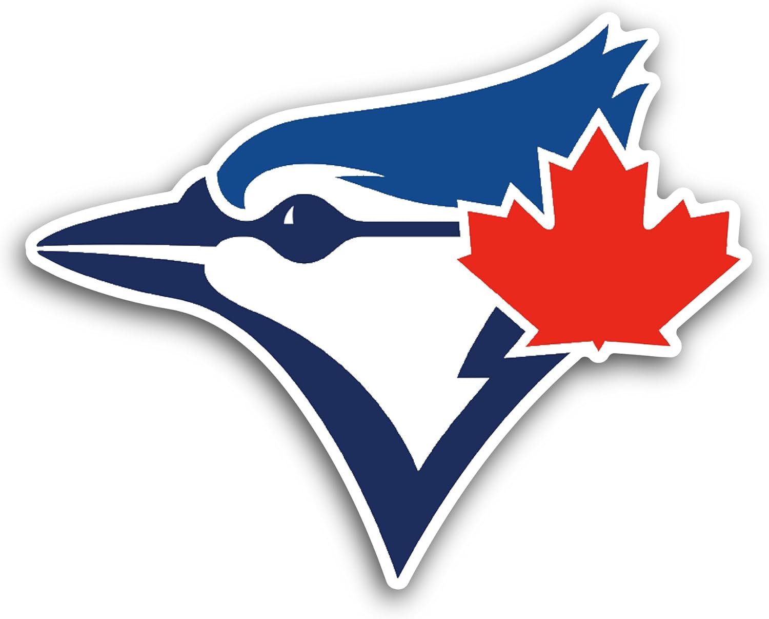 2 (Pieces) 3" and 5" Blu3 Jays Sticker, Waterproof Vinyl Decals for Many Purpose Like Cars, Trucks, Laptops, Phones, Windows and More