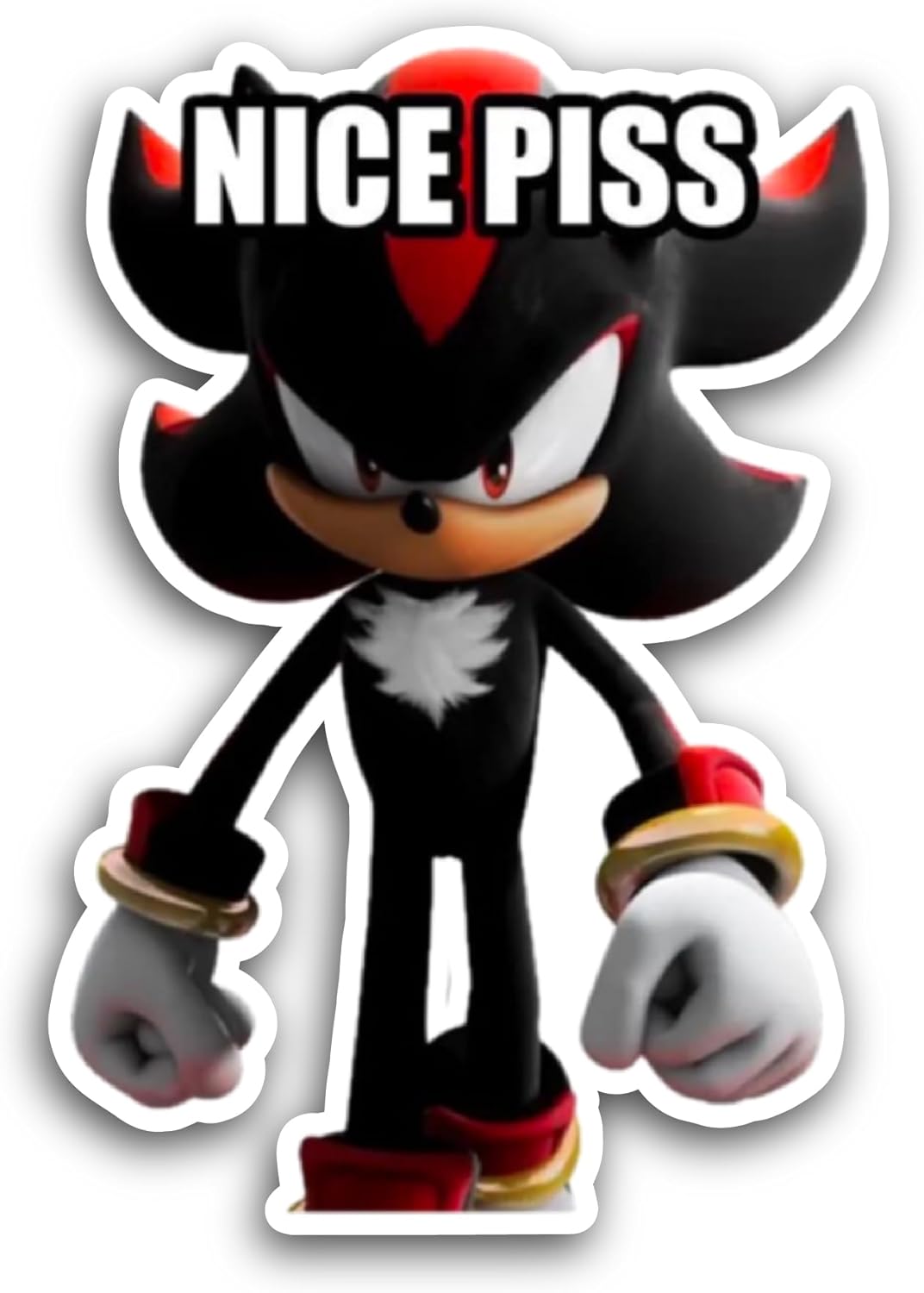 2 (Pieces) 3" and 5" Nice Sticker, Waterproof Vinyl Decals for Many Purpose Like Cars, Trucks, Laptops, Phones, Windows and More