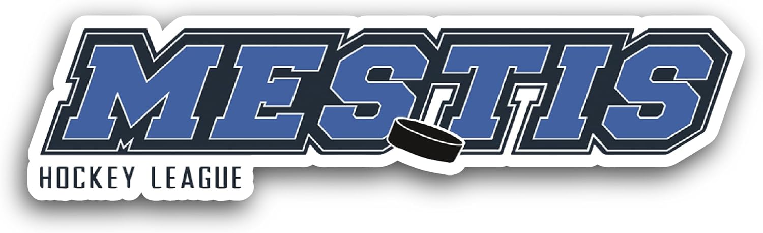 2 (Pieces) 3" and 5" Mestis Sticker, Waterproof Vinyl Decals for Many Purpose Like Cars, Trucks, Laptops, Phones, Windows and More