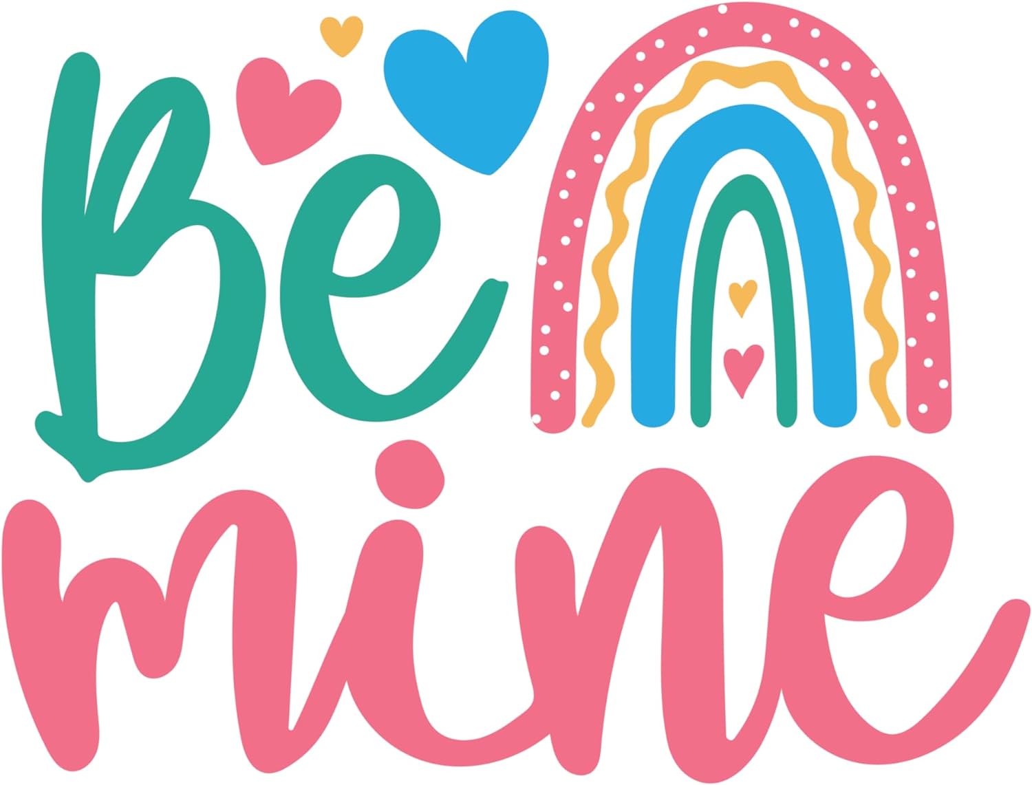 Inspirational Quote Be Mine Pretty Sticker Motivational Sticker Vinyl Decal Motivation Stickers- 5" Vinyl Sticker Waterproof