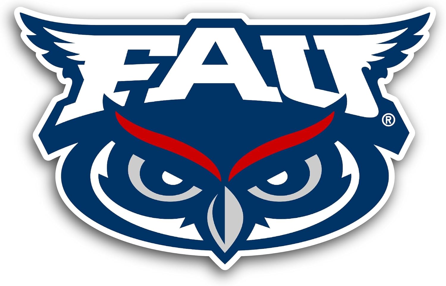 2 (Pieces) 3" and 5" F@U Owls Sticker, Waterproof Vinyl Decals for Many Purpose Like Cars, Trucks, Laptops, Phones, Windows and More