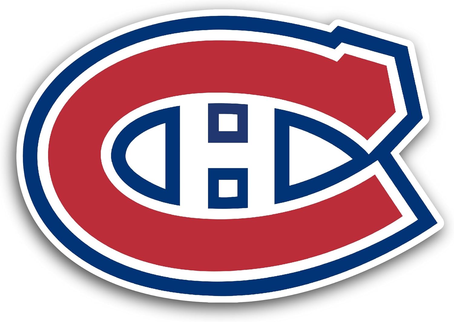 2 (Pieces) 3" and 5" M0ntreal Canadiens Sticker, Waterproof Vinyl Decals for Many Purpose Like Cars, Trucks, Laptops, Phones, Windows and More