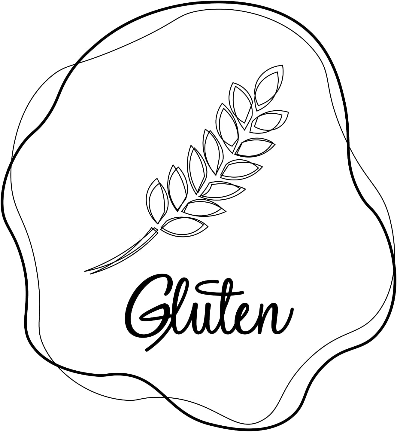 Inspirational Quote Gluten Sticker Motivational Sticker Vinyl Decal Motivation Stickers- 5" Vinyl Sticker Waterproof