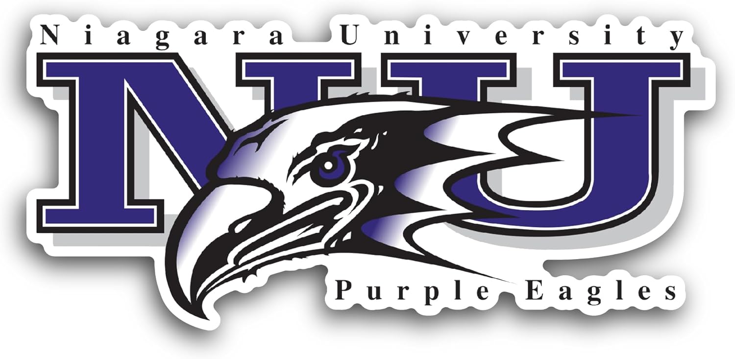 2 (Pieces) 3" and 5" Niagara Purple E@gles Sticker, Waterproof Vinyl Decals for Many Purpose Like Cars, Trucks, Laptops, Phones, Windows and More