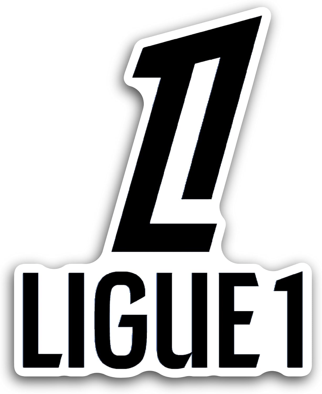2 (Pieces) 3" and 5" Ligue1 Sticker, Waterproof Vinyl Decals for Many Purpose Like Cars, Trucks, Laptops, Phones, Windows and More