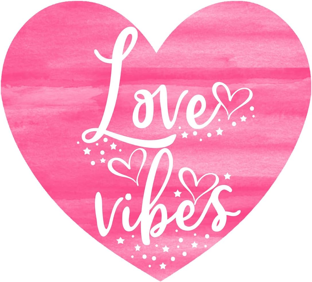 Inspirational Quote Love Vibes Motivational Sticker Vinyl Decal Motivation Stickers- 5" Vinyl Sticker Waterproof