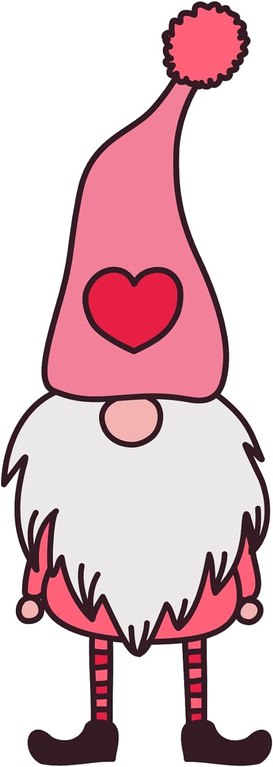 Inspirational Quote Valentine Gnomes Motivational Sticker Vinyl Decal Motivation Stickers- 5" Vinyl Sticker Waterproof