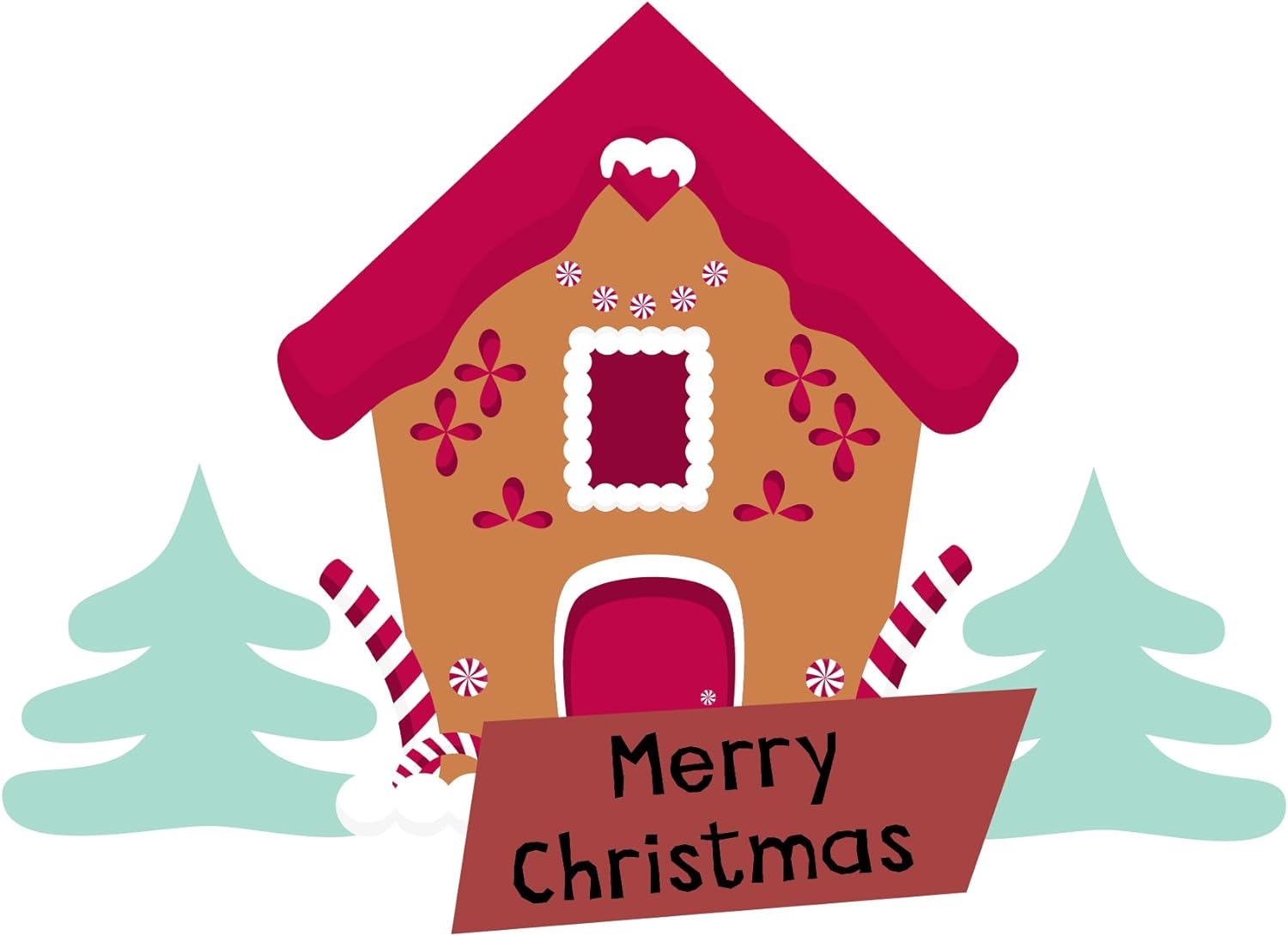 Inspirational Quote Merry Christmas Home Motivational Sticker Vinyl Decal Motivation Stickers- 5" Vinyl Sticker Waterproof