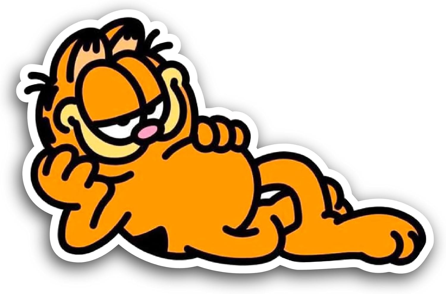 2 (Pieces) 3" and 5" Brown Cat Sticker, Waterproof Vinyl Decals for Many Purpose Like Cars, Trucks, Laptops, Phones, Windows and More