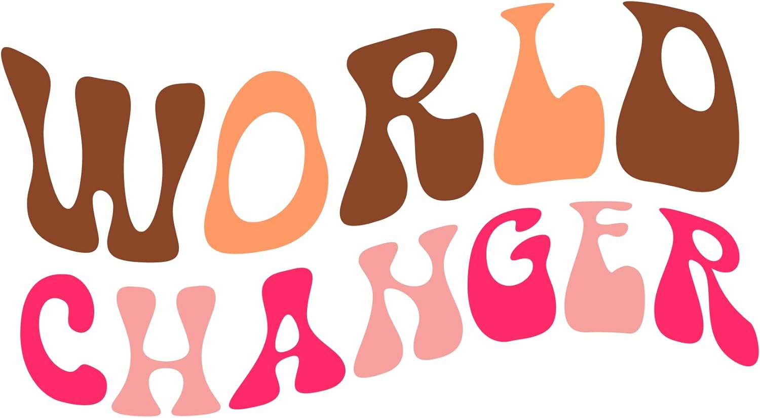 Inspirational Quote World Changer Motivational Sticker Vinyl Decal Motivation Stickers- 5" Vinyl Sticker Waterproof