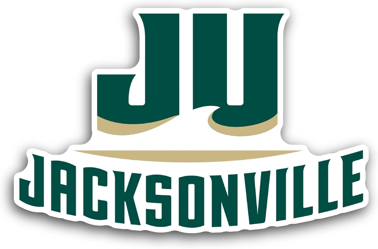 2 (Pieces) 3" and 5" Jacks0nville Sticker, Waterproof Vinyl Decals for Many Purpose Like Cars, Trucks, Laptops, Phones, Windows and More