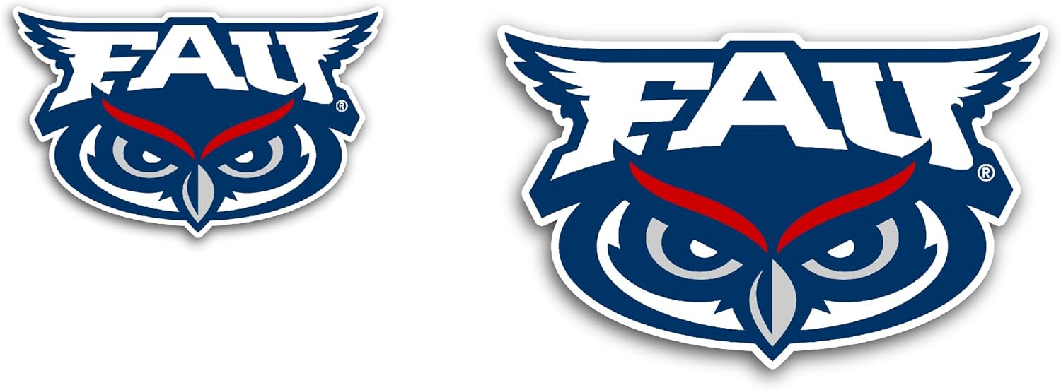2 (Pieces) 3" and 5" F@U Owls Sticker, Waterproof Vinyl Decals for Many Purpose Like Cars, Trucks, Laptops, Phones, Windows and More