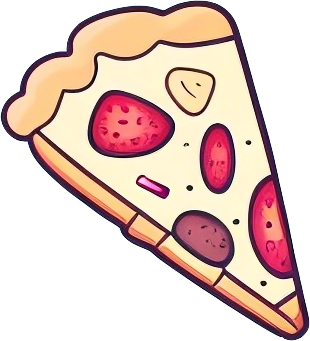 Inspirational Quote Food Pizza Meal Motivational Sticker Vinyl Decal Motivation Stickers- 5" Vinyl Sticker Waterproof