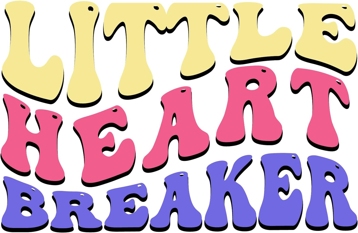 Inspirational Quote Little Heart Breaker Motivational Sticker Vinyl Decal Motivation Stickers- 5" Vinyl Sticker Waterproof