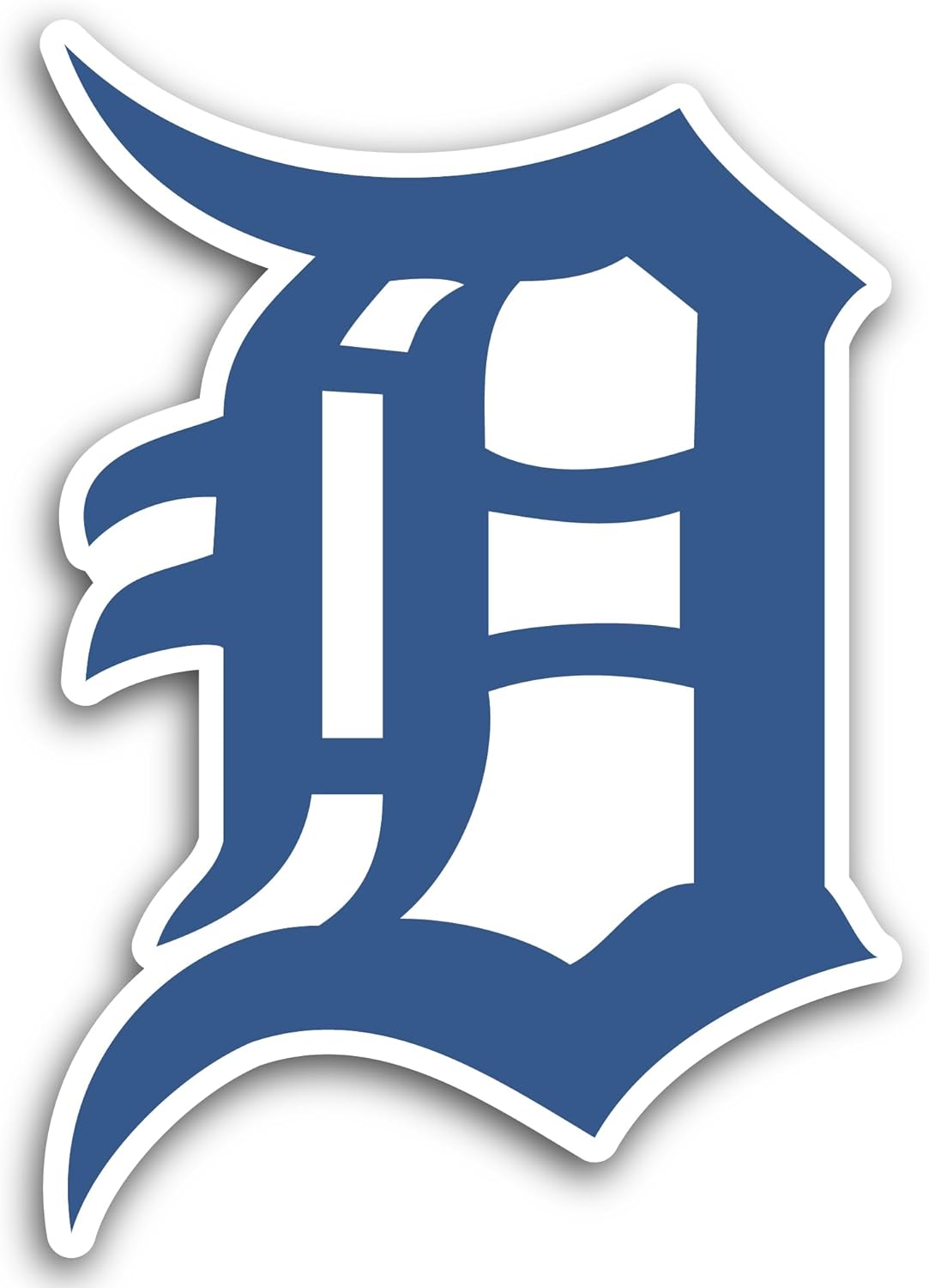 2 (Pieces) 3" and 5" Detr0it Tigers Logo Sticker, Waterproof Vinyl Decals for Many Purpose Like Cars, Trucks, Laptops, Phones, Windows and More