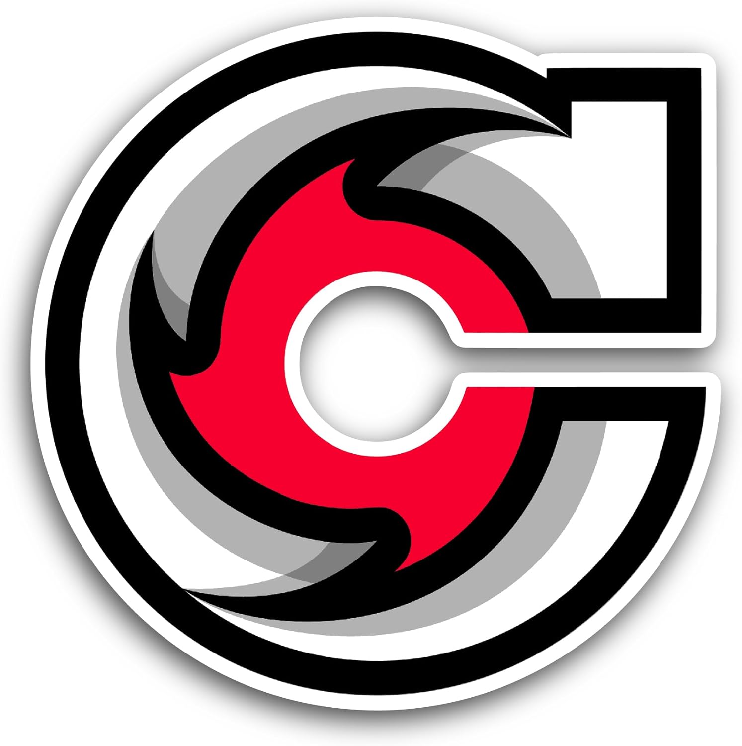 2 (Pieces) 3" and 5" Cincinnati Cycl0nes Sticker, Waterproof Vinyl Decals for Many Purpose Like Cars, Trucks, Laptops, Phones, Windows and More