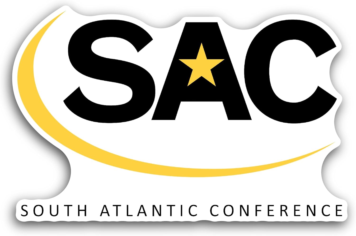 2 (Pieces) 3" and 5" S0uth Atlantic Conference Sticker, Waterproof Vinyl Decals for Many Purpose Like Cars, Trucks, Laptops, Phones, Windows and More