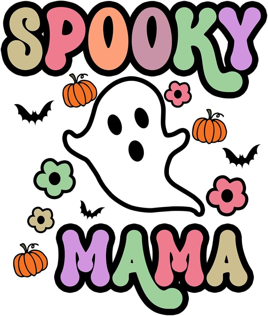 Inspirational Quote Spooky Mama, Pretty Sticker Motivational Sticker Vinyl Decal Motivation Stickers- 5" Vinyl Sticker Waterproof