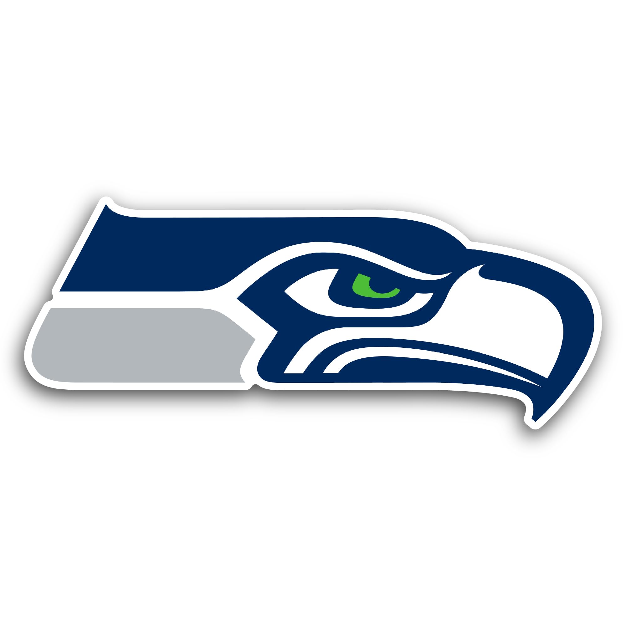 2 (Pieces) 3" and 5" Se@ttle Seahawks Decal Sticker, Waterproof Vinyl Decals for Many Purpose Like C