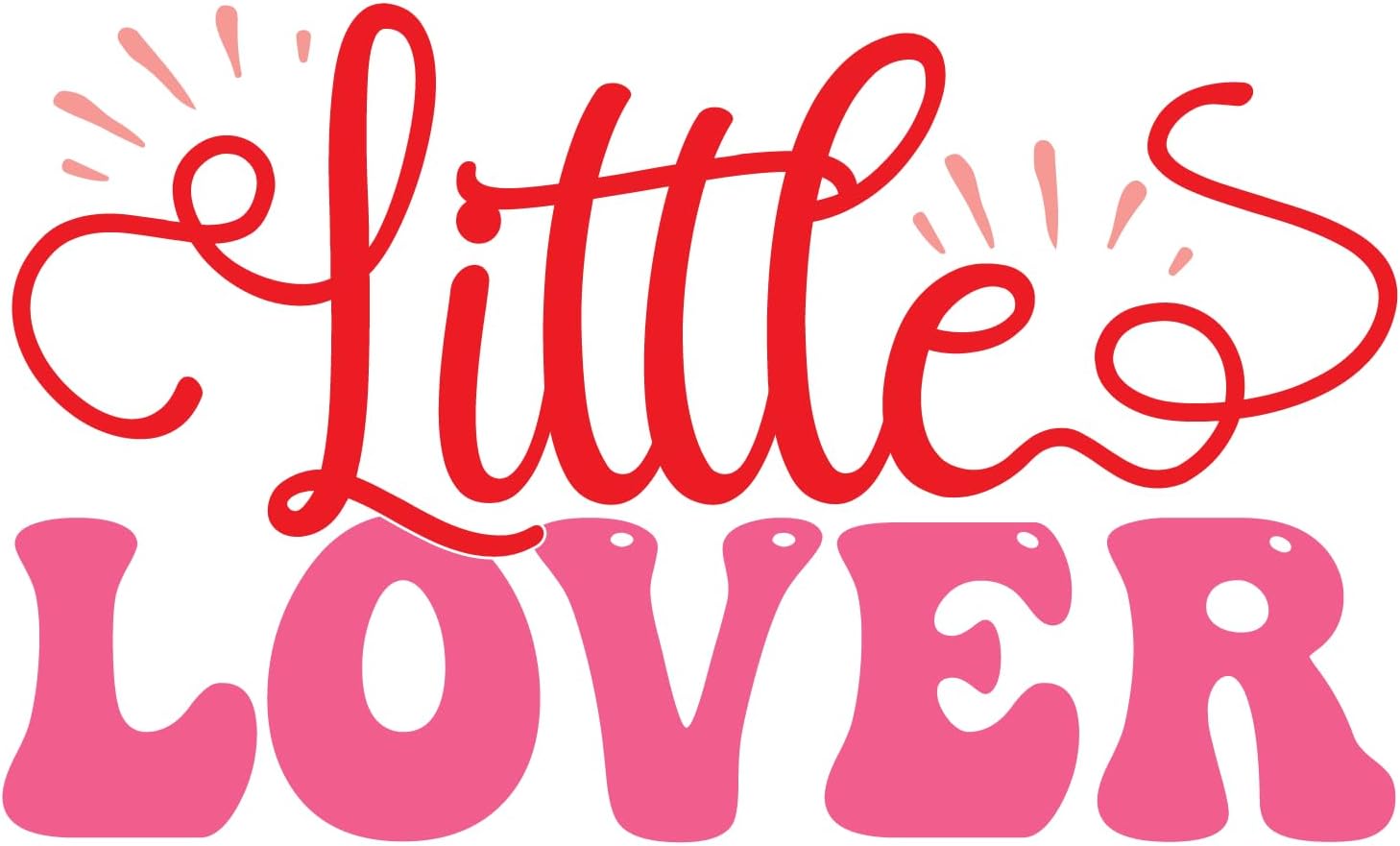 Inspirational Quote Little Lover Motivational Sticker Vinyl Decal Motivation Stickers- 5" Vinyl Sticker Waterproof